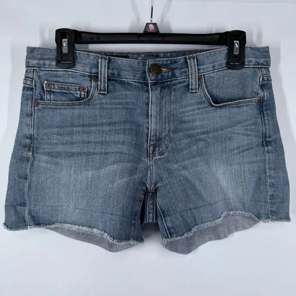 J. Crew Indigo Denim Cut Off Short Size 26